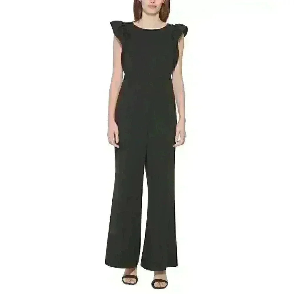 NEW! Calvin Klein Women's 14 Flutter-Sleeve Jumpsuit NWT $139